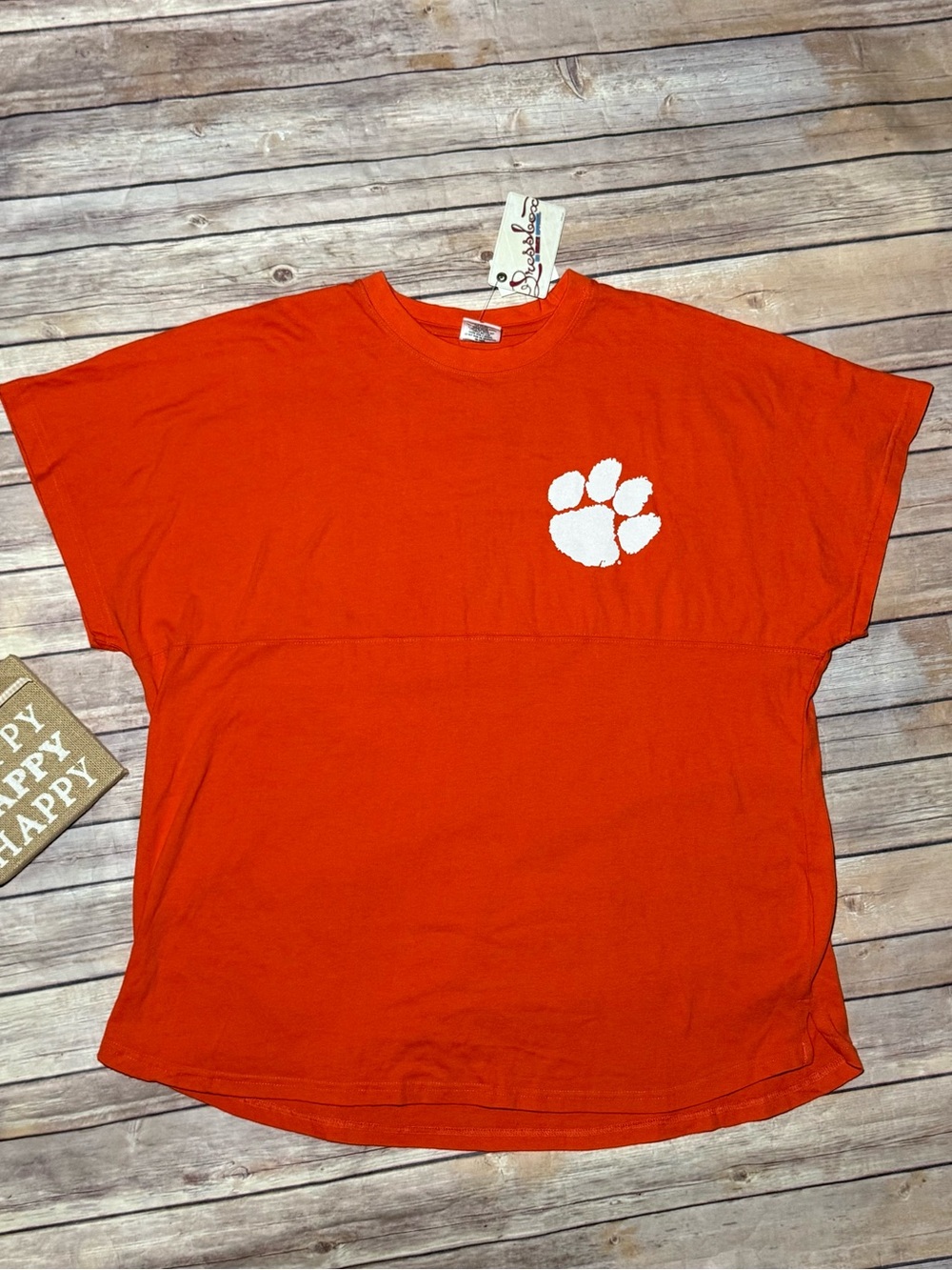 Clemson Tigers Pressbox top size L ~ NWT